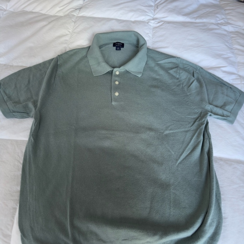 Banana Republic Classic Green Polo Shirt size medium PRISTINE condition